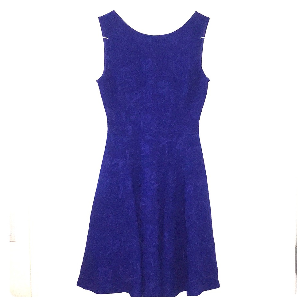 H&M Lace-embroidered Skater Dress